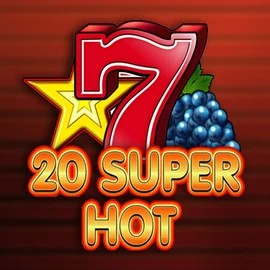 20 Super Hot logo by Amusnet Interactive at Pinata Casino