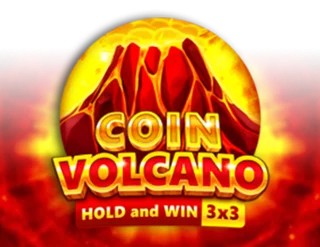 Coin Volcano logo by 3 Oaks Gaming Pinata Casino