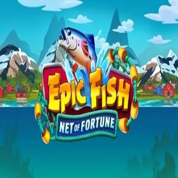 Epic Fish Net of Fortune online game logo by Quickspin on pinata-es.com