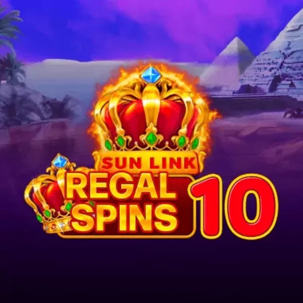 Regal Spins 10 logo – Slots by PatePlay at Pinata Casino