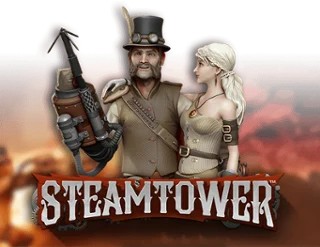 Official Slots logo: Steam Tower Slot by NetEnt at Pinata Casino