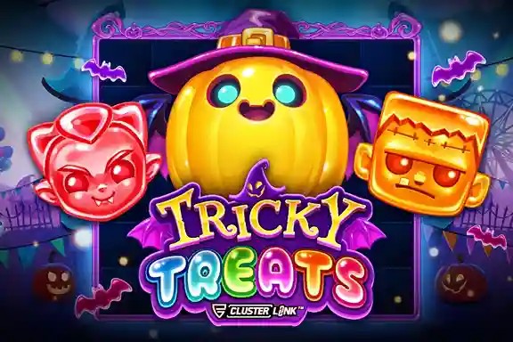Official Slots logo: Tricky Treats by Push Gaming at Pinata Casino